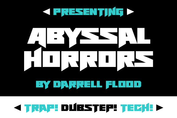 Abyssal Horrors: The Font That Commands Attention