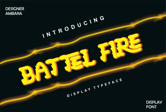 Battel Fire: A Bold Font for Editorial Design