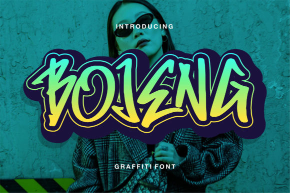 Bojeng: A Modern Display Font for Digital Design