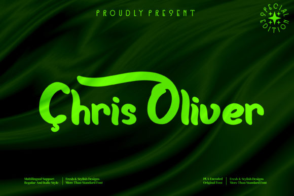 Chris Oliver: A Display Font for Editorial Elegance