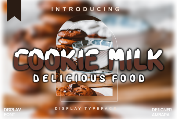 Cookie Milk: A Font That Bakes Creativity