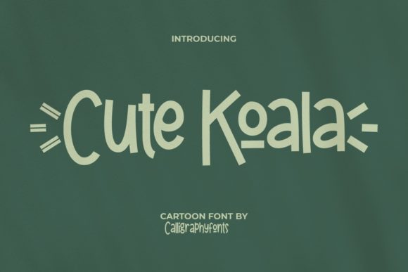Cute Koala: A Font That Brings Warmth to Your Brand