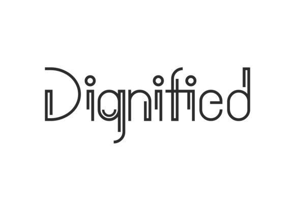 Dignified: A Versatile Display Font for Campaigns