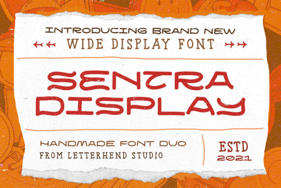 Discover the Magic of Sentra: A Display Font for Creative Makers