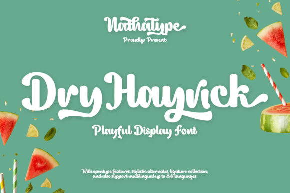 Dry Hayrick: A Stylish Display Font for Digital Design