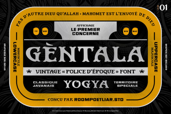 Gentala: A Font for Bold Editorial Statements