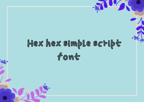 Hex Hex: A Versatile Display Font for Modern Web Design
