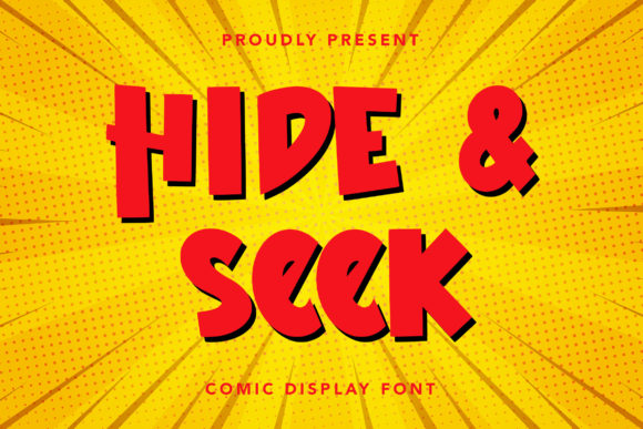 Hide and Seek: A Playful Display Font for Editorial Design
