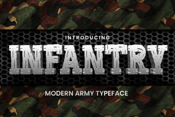 Infantry: A Bold Font for Crafting with Character