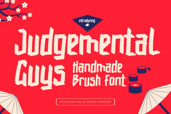 Judgemental Guys Font for Handmade Creators