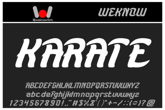 Karate: A Display Font for Editorial Expression