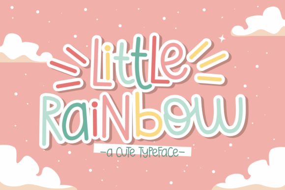 Little Rainbow: A Playful Font for Digital Branding