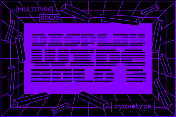 MultiType Rows Display Wide Bold 3: A Font for Editorial Impact