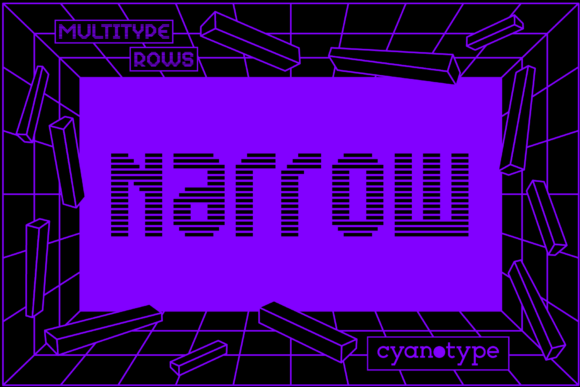 MultiType Rows Narrow: A Font That Elevates Brand Identity