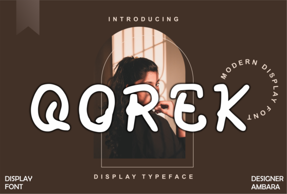 Qorek: A Modern Display Font for Digital Design Excellence
