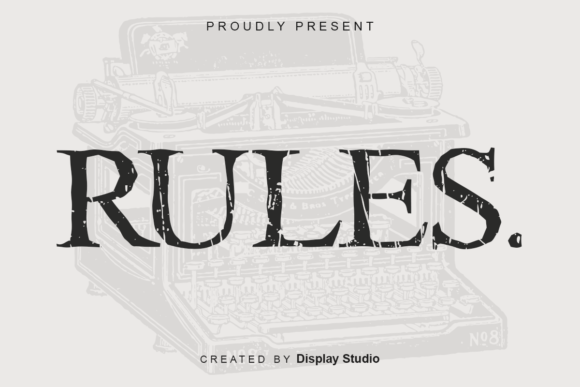 Rules: A Bold Display Font for Impactful Digital Campaigns