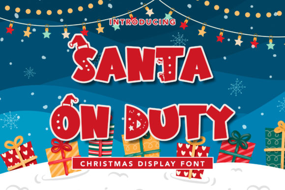 Santa on Duty: The Font That Makes Your Campaign Pop