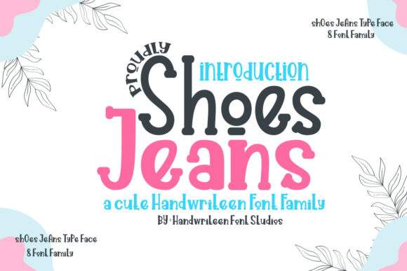 Shoes Jeans: A Display Font for Modern Web Design