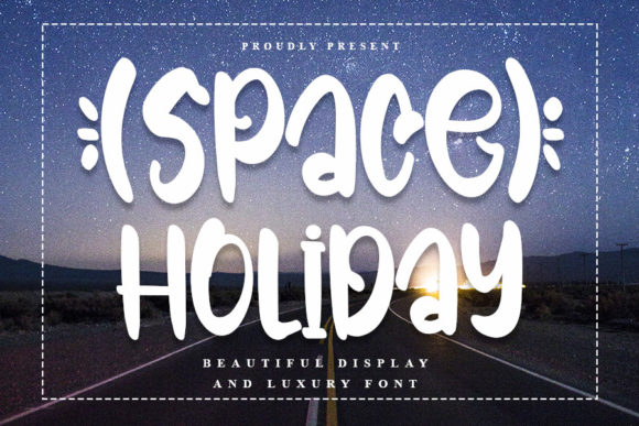 Space Holiday: A Playful Font for Digital Design