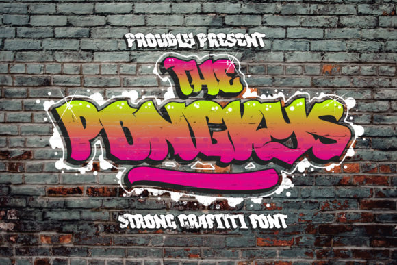 The Ponkys: A Graffiti-Inspired Font for Digital Design
